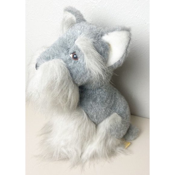 24K Polar Puff Special Effects 1994 Plush Schnauzer Approx 12” Stuffed Dog GUC - Picture 2 of 8